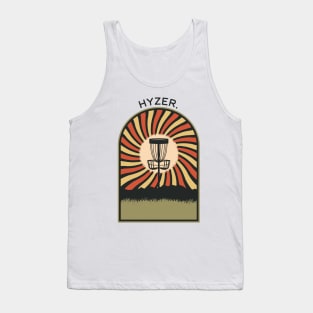 Hyzer | Disc Golf Vintage Retro Arch Mountains Tank Top